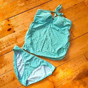 Cute 2 piece maternity swim suit